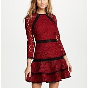 Brand New Alexis XS Burgundy Dress (with tags)